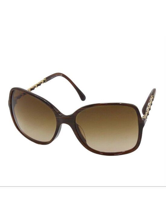 Chanel Leather Chain Frame Sunglasses Eyewear main image 10